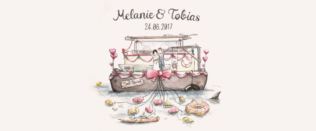 Hochzeitsgeldgeschenk – Melanie & Tobias
